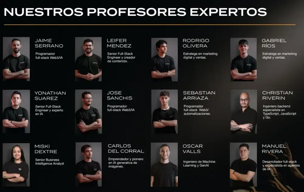 Equipo Racks academy