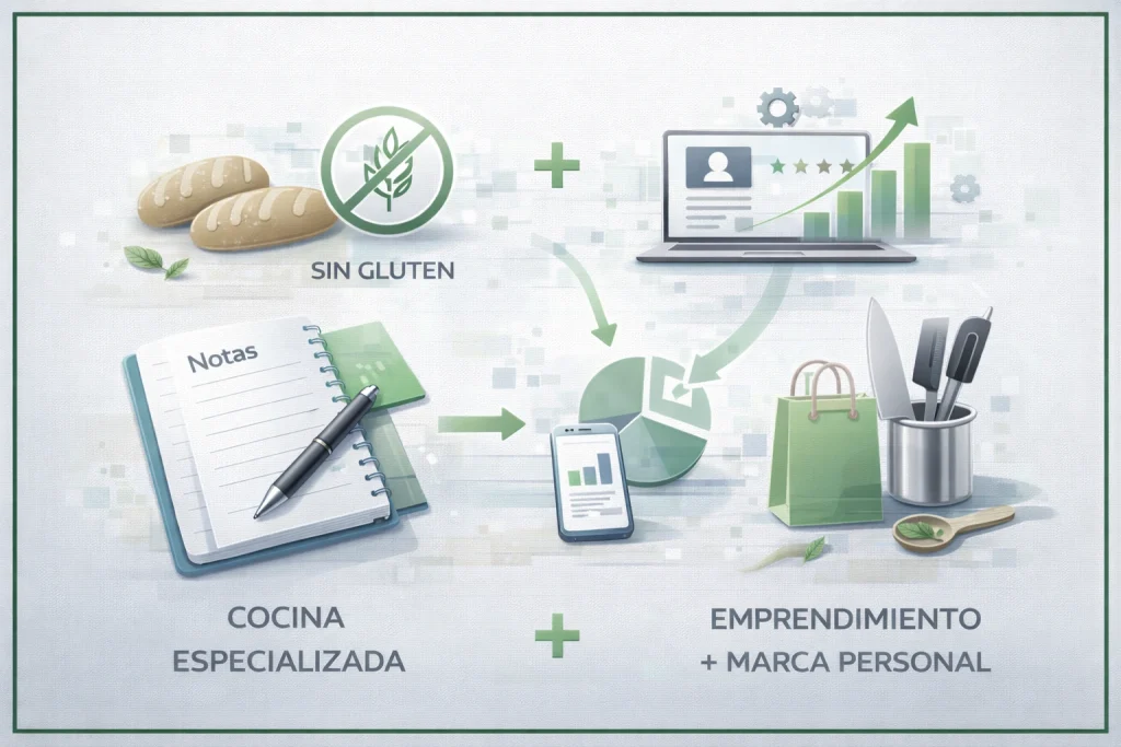 combinación cocina especialización y emprendimiento