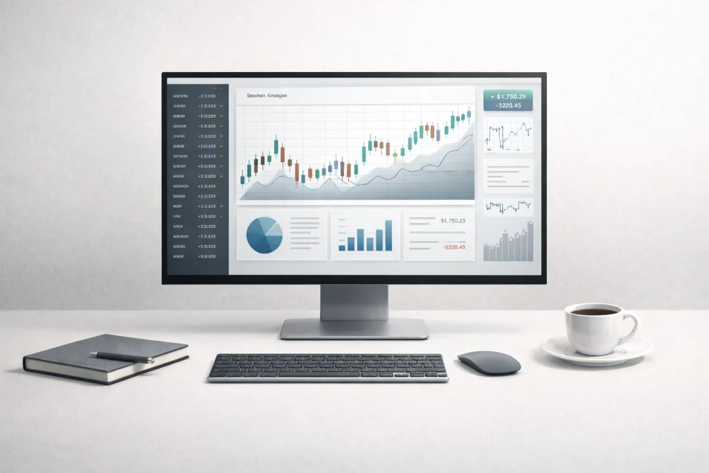 análisis visual de cursos de trading e inversión