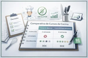 Mejores cursos de cocina y especialización gastronómica en 2026: comparativa para elegir con criterio