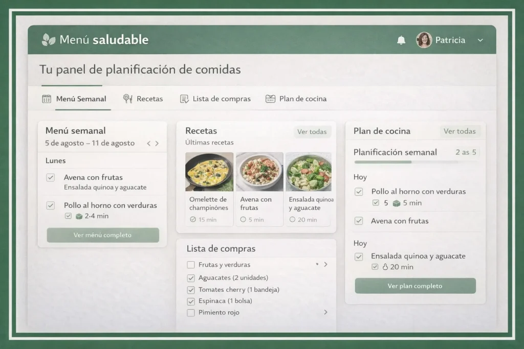 método sano opiniones que incluye menú semanal recetas lista compra sistema