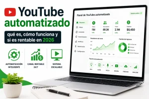 YouTube automatizado: qué es, cómo funciona y si es rentable en 2026